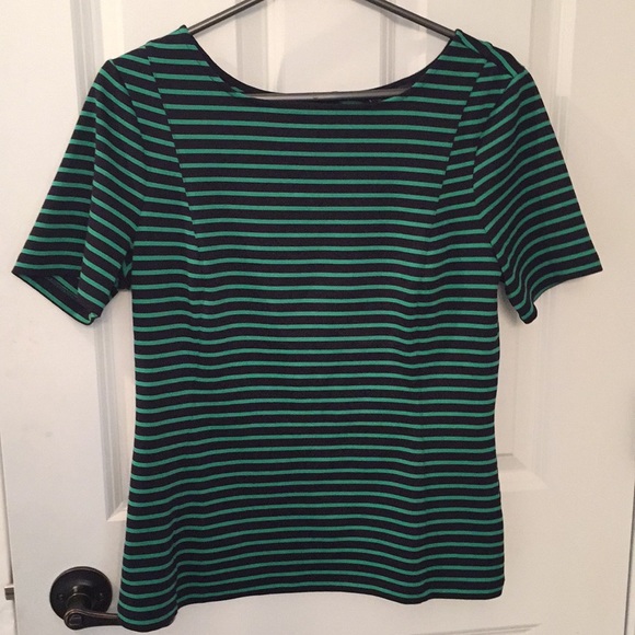Striped Banana Republic top, size 10 - Picture 1 of 6